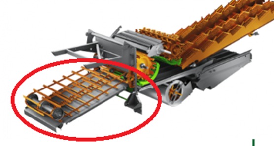 Peça inovadora para colheitadeiras ELEV
